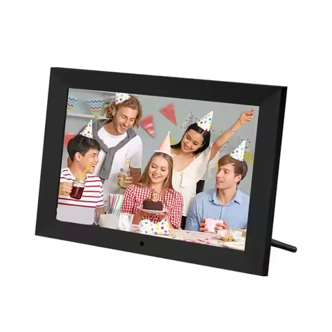 LA-10"Digital Photo Frame HD IPS Full-View Screen Picture Frames Photo Album 1280X 800 W/Clock Calen
