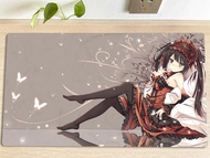 New WVICM Playmat Date A Live Kurumi Tokisaki TCG CCG OCG Trading Card Game Mat No Zones Mouse Pad +