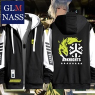 game Arknights printing zip Up Women/Men Hoodies Sweatshirts Cosplay Zipper Hoodie