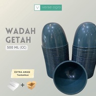 500 cc - 500 ml Rubber Tapping Container Bowl Ash