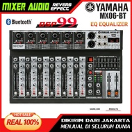 Trọn Bộ Mixer  YAMAHA MX06 - 6 LINE Kết Nối Bluetooth 5.0 Equalizer Reverb Delay Echo 99 Hiệu Ứng DS