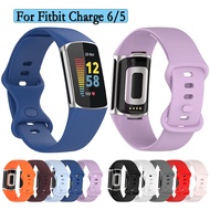 Strap For Fitbit Charge 6/5 High Quality Silicone Watchband Strap Sport Bracelet Replacement Wristba