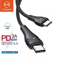 Mcdodo PD Type-C to Type-C Cable Fast Charging Stingray Series CA-666 Charging Data Cable