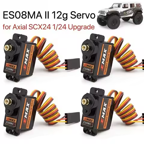 Hot EMAX ES08MAII ES08MD II Metal GEAR Digital 12g Servo up sg90 ES08A ES08MA MG90S TREX 450 Helicop