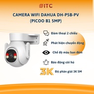 Dahua Outdoor Camera Picoo B1 5MP P5B-PV / 3MP P3B-PV 2-Way Talk,Night Color, Light and Horn Warning