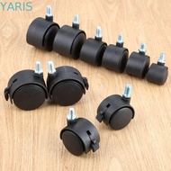 YARIS Chair Wheel Rotating Sliding Nylon For Industrial Furniture Trolley Replacement Plate Silent F