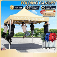 Heavy Duty Full Set Khemah Niaga Night Market Canopy Payung Niaga Payung Pasar Malam Niaga
