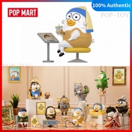 POPMART Duckyo Friends(Not) Serious Museum Series cute Figures pop mart duckyo blind box collectible
