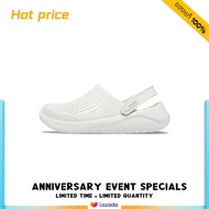 ✨AUTHENTIC SANDALS✨ Crocs LiteRide " White " SPORTS SHOES 204592 - 1CV DISCOUNT FOR SALE