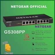 Netgear GS308PP 8port Gigabit Ethernet SOHO PoE+ Unmanaged Switch