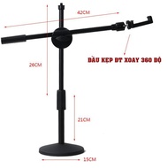 Chân quay điện thoại giá đỡ camera để bàn C02 quay video từ trên xuống điều chỉnh 360 độ