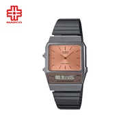 Casio Vintage AQ-800ECGG-4A Gray Stainless Steel Band Women / Men / Unisex Watch