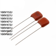 Cbb22 Capacitor 100V 152 221 333 471 472 681 682 683 J NF UF PF 100V152J 1.5 NF, 100V221J 220PF, 100