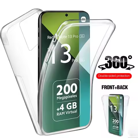 360 Full Body Case For Xiaomi Redmi Note 6 7 8 9 10 Pro Redmi Note 9s 11s Note 12 5G 13 Pro Plus Dou