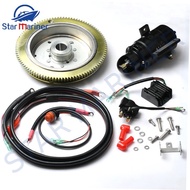 SALE Outboard Motor Electric Start Kit For YAMAHA Boat Engine T85 2 Stroke 85HP Aftermarket Accessor