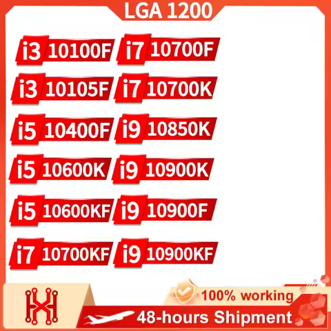 i3 10100F 10105F i5 10400F 10600K 10600KF i7 10700KF 10700F 10700K i9 10850K 10900K 10900F 10900KF C