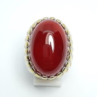 Red Baron Pacitan crystal agate ring