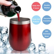 12oz 真空保溫杯咖啡酒杯  bbsckp 12oz Vacuum Thermal Mug Coffee Wine Tumbler 開瓶器 Decanter 冰粒 醒酒器 Wine Opener i