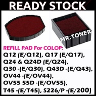COLOP Ink Pad Q12 E/Q12 Q17 E/Q17 Q24 Q24D E/Q24 Q30 E/Q30 Q43D E/Q43 OV44 E/OV44 OV55 55D E/OV55 T4