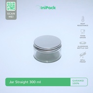 300 Glass Jar ML 300ML Glass Jar Bottle with Aluminum Cap