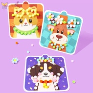 Kids PomPom Crafts Set Funny Easy Diy Crafting Supplies For Kids Ages 3+