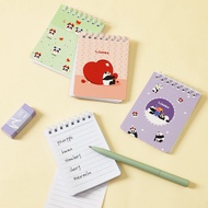 Deli EN407-A7 Spiral Notebook Spiral Memo/ 60 Sheets Size Panda PatternA7