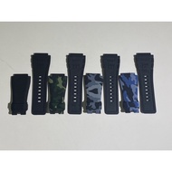 Bell & Ross BR Rubber Strap Green Camouflage , Blue Camouflage & Green Camouflage BR 01-92 BR 03-92 