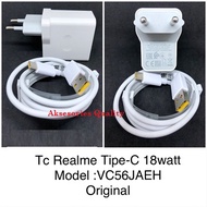Original Realme Type C 18 Watt Charger Model VC56JAEH
