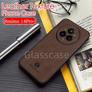 Casing For Realme 14 X Pro Plus 14T 14X 14Pro 14ProPlus 14Pro+ Realme14X Realme14Pro+ 5G Leather Pho