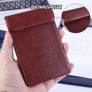 MAINAUSHUI6K Cash Receipt Folder, Bill Organizer Waterproof Bill Book, Portable Magnetic Snap PU Lea