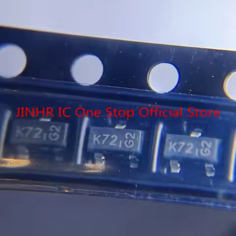 New 50PCS 2N7002 2N7002-7-F, Marking K72, MOSFET N-CH 60V 115MA SOT23-3