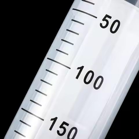 Transparent Large Capacity Syringe Reusable with Scale Measuring Syringe 60/100/200/300/500ML Plasti
