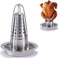 Stainless Steel Chicken Roasting Rack Outdoor Detachable BBQ BBQ Beer Chicken Rack Beer Can Chicken 