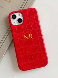 Luxury Leather Personalized Customized Phone Case Compatible With IPhone 16 15 14 11 12 13 Pro Max P