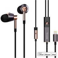 1MORE TRIPLE DRIVER LIGHTNING IN-EAR HEADPHONE (GOLD) AND (SILVER)