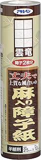 Asahipen 5712 Shoji Paper with Durable and High Quality Texture Hemp, Adhesive Adhesive, 9.8 in x 39