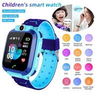 【DTR】-Q12B Children's Smart Watch Phone Waterproof LBS Kids Positioning Call 2G SIM Card Remote Locator Watch Boys Girls 4.5