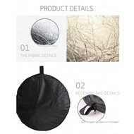 CAHAYA EZSHOPPING STUDIO 2in1 Foldable 30cm Photography Studio Light Reflector - TF-30| |