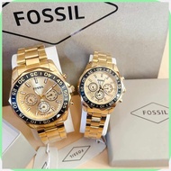 Fossil<hE<stainless>F!steel`Iw;fashion&aX;watch&ou;for&Ng;men&sL;women'MQ<couple watch water proof