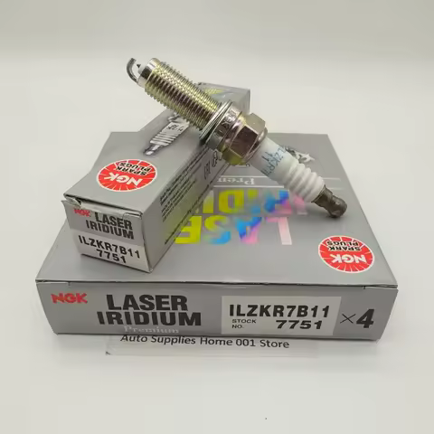 4PCS Original NGK ILZKR7B11 7751 Iridium Platinum Spark Plug For Honda 9thAccord Crosstour Acura MDX