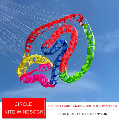 kite windsock circle spin kites tails outdoor fun toys for audlts for free shipping