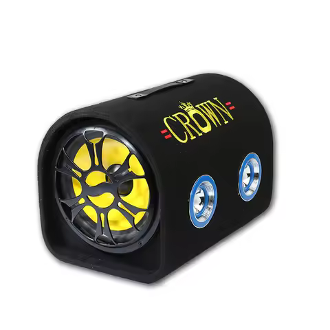 12V 220V Car Audio Active Subwoofer Motorcycle Bluetooth Speaker Box 8/10 Inch HiFi KTV Home Compute