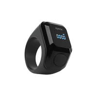 ExVix Smart Tasbih Counter Ring | Digital Zikir | Smart Tally Counter | Vibration Reminder | Kaabah 
