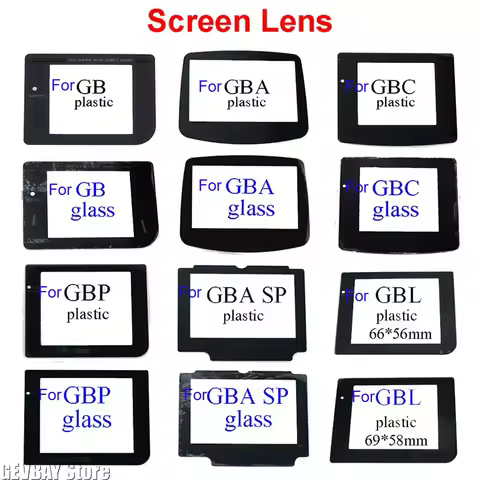 Replacement Glass Screen Lens Protector Panel for GBC Game Boy Color Gameboy Color