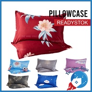 Modern Style Premium Cotton Bedsheet Pillow Case Sarung Bantal Cadar Sarung Bantal Tidur Pillow Cove