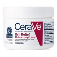 CeraVe Itch Relief Moisturizing Cream Dry Skin Itch Relief Cream with Pramoxine Hydrochloride Fragra