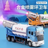 [Car Model] Hekai Alloy City Epidemic Prevention Dust Suppression Car Sound Light Spray Pull Back Mo