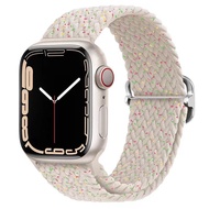 Braided Solo Loop For Apple watch Bands 40mm 44mm 49mm 45mm 41mm 38mm 42mm Elastic bracelet iWatch s