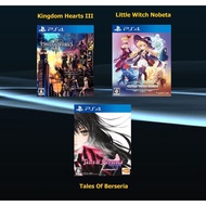 [มือ2] แผ่นแท้📀 PS4 Series Kingdom Hearts | Series Tales Of Berseria | Little Witch Nobeta | เลือกหน้าเกมได้เอง | มือ2✌