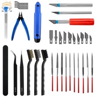 46Pcs 3D Printer Tool Kit Multipurpose 3D Printer Accessories Set Durable Removal and Cleaning Tool 